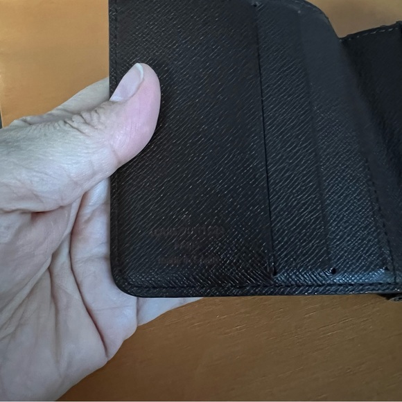 Louis Vuitton Square Compact Zippy Wallet   in Brown Damier Ebene - Picture 7 of 13